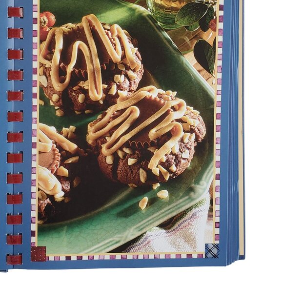 VTG Old Fashioned Bake Sale Recipe Cookbook Desserts Comb Binding Color Pictures - Picture 4 of 7